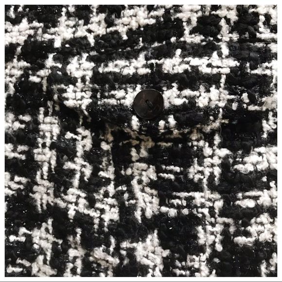 Chico’s Houndstooth Pattern Tweed Alicia Jacket Size L (16) - Picture 6 of 7